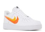 Air Force 1 ’07 ‘Spray Paint Swoosh – Safety Orange’