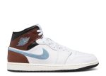 Air Jordan 1 Retro Mid SE ‘Brown Blue Grey’