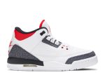 Air Jordan 3 Retro Denim SE GS ‘Fire Red’