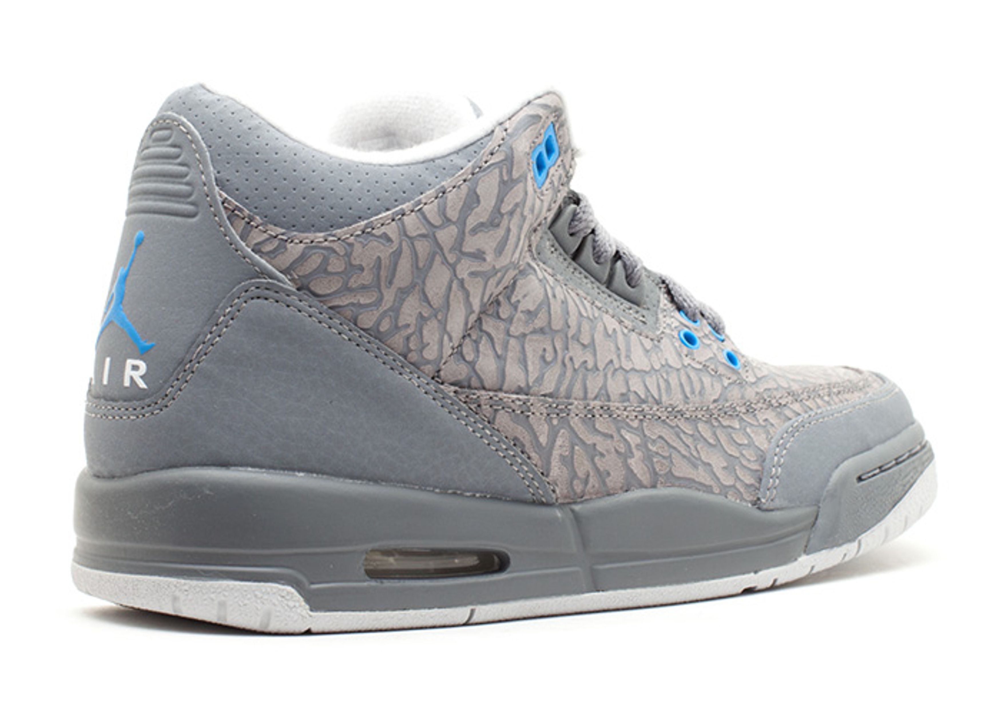 Air Jordan 3 Retro GS ‘Cool Grey Blue Glow’