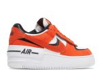 Wmns Air Force 1 Shadow ‘Cracked Leather – Rush Orange’