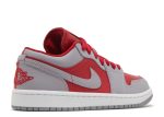 Wmns Air Jordan 1 Low SE ‘Split – Gym Red Cement Grey’