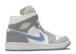 Wmns Air Jordan 1 Mid ‘Wolf Grey Aluminum’