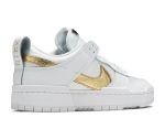 Wmns Dunk Low Disrupt ‘White Metallic Gold’